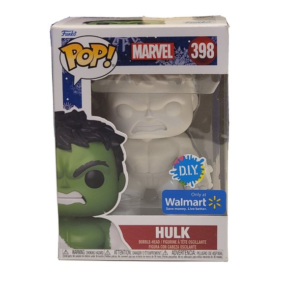 Funko Pop! Marvel: Hulk #398 D.I.Y. Christmas (Walmart Exclusive) - Picture 2 of 8